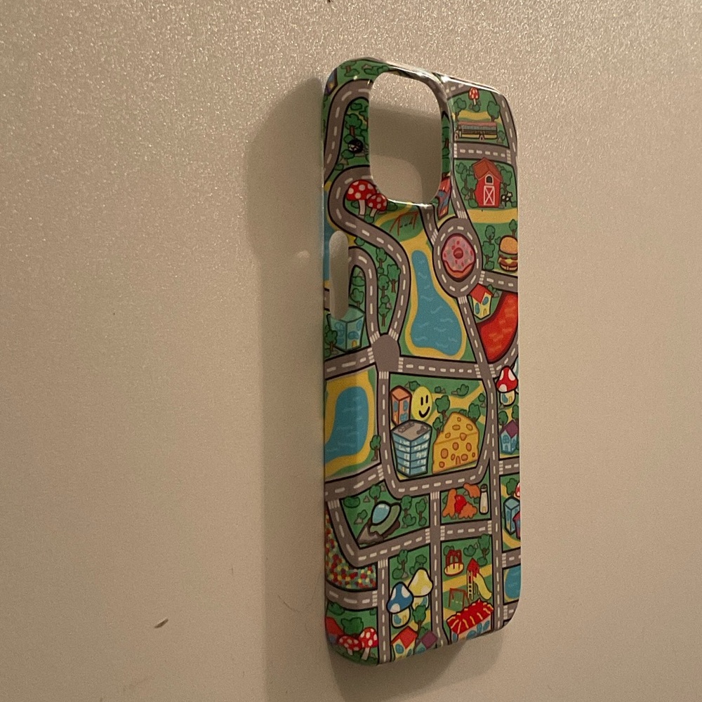 Colorful City Map Phone Case - Picture 2 of 5